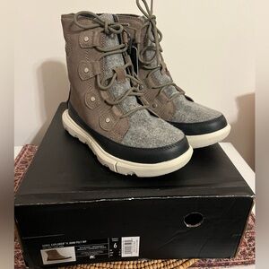 NWT and in box Sorel Explorer II Joan Felt WP (waterproof and insulated) boots
